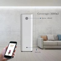 Diffuseur d'huiles essentielles électrique sur pied grande capacité avec télécommande, 500 ml, faible bruit (40 dB), usage commercial et domestique
