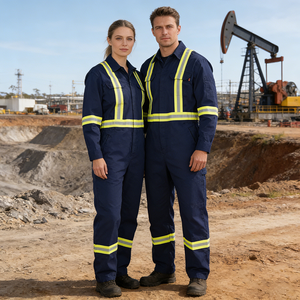 NFPA 2112 Flame Retardant Workwear <strong>Suit</strong> Industry Welding Engineer <strong>Boiler</strong> Mining Mechanics Oil Gas Fireproof Worker FR Coveralls - Product Image 1