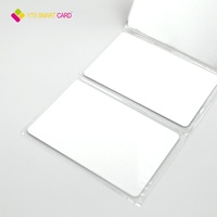 Carte vierge imprimable recto-verso format carte de crédit 85,5*54mm NFC en PVC blanc, imprimable par jet d'encre et sublimation, prix usine YTS