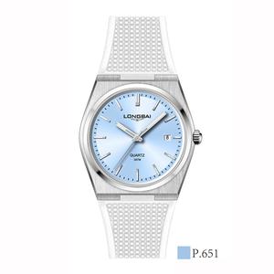 Montre Homme Quartz 2026 Nouveauté Vente Chaude Boîtier en Alliage de Haute Qualité Cadran 40mm Verre Luminescent Date Luxe Étanche Bracelet en Silicone - Product Image 5