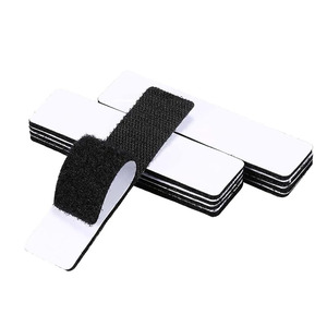 家具配件用免费样品尼龙自粘钩环紧固件胶带双面硬币粘扣钩环 - Product Image 4