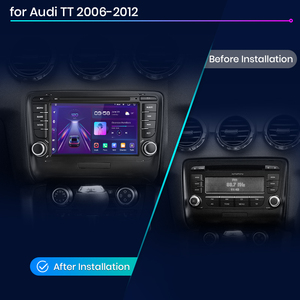 Junsun V1 EU Stock Android Car Radio for Audi TT 2006-2012 Apple Carplay Multimedia 7 Inch <strong>Touch</strong> Screen DVD <strong>Player</strong> for Audi TT - Product Image 2