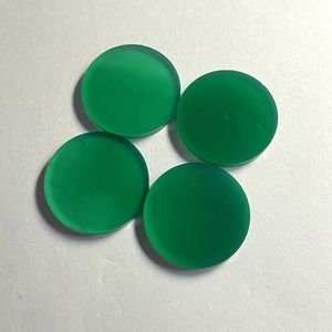 15x2mm Natural Green Agate Carnelian Double Flat Round Coins Gemstone Disc - Product Image 4