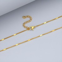 Collier chaîne en acier inoxydable poli miroir, finition latérale, pour femme, élégant, ras du cou, bijou de déclaration simple, vente en gros