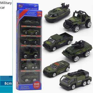 Ensemble de 6 voitures miniatures en alliage : Camions de pompiers, véhicules d'ingénierie urbaine, voitures de police militaire, véhicules tout-terrain, ambulances et chars - Product Image 6