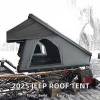 Tente de toit rigide |   Triangle en toile d'aluminium |   pour Jeep SUV 4x4 Overland |   1 pièce échantillon OEM