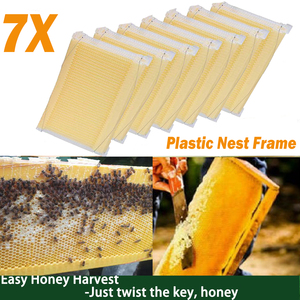 7x Auto Run Bijenkorf Frame Food Grade Plastic Super Box Sijpelt Honingkam Frames Voor Bijenkorfhuis Bijenteelt - Product Image 5