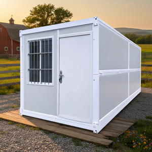 Casa Contenedor Plegable de 20 pies, Transpirable, para Dormitorio, Taller, Oficina en Casa, Hotel, Tienda, Construida con Panel Sándwich de Acero - Product Image 6