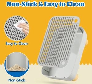 20L Anti Tracking Wood & ABS Non-Slip Easy Clean Cat Litter Mat for Cats of All Ages with Customized Logo Option - Product Image 3