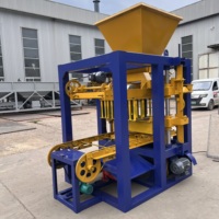 Machine à briques en béton QTJ4-24 pour la production de blocs creux, de briques pleines, de pavés et de blocs emboîtables