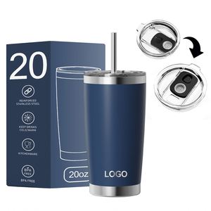 Vaso Térmico de Acero Inoxidable 304 con Aislamiento al Vacío, Tapa Doble para Bebidas, 12oz, para Auto, Libre de BPA, 6-12 Horas de Duración, con Logotipo OEM Promocional al por Mayor - Product Image 1
