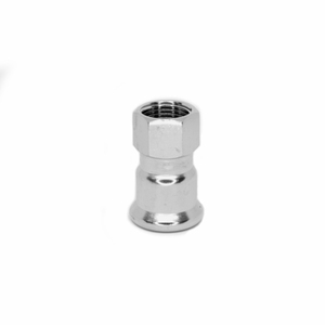 AISI 316L 18x3/4 raccord à pression en acier inoxydable fileté femelle haute pression taille 25mm surface lisse SKU 6A30004-manchon mixte - Product Image 1