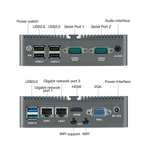 Hot bán i3 7100 8GB không quạt công nghiệp-lớp Mini PC máy tính cho doanh nghiệp sử dụng - Product Image 3