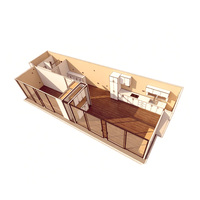 Maisons Modulaires Mobiles CE, Mini-Maisons Préfabriquées, Cabines Préfabriquées, Maisons Conteneurs Extensibles pour Habitation