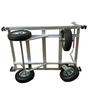 Truk tangan lipat Aluminium tugas berat troli Transport lipat kecil untuk belanja dan alat bagasi <span class=keywords><strong>Dolly</strong></span> lipat - Product Image 3
