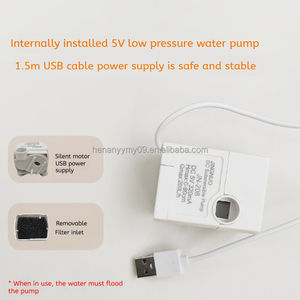 Küçük orta için otomatik papağan banyo çeşme Parakeets elektrikli kuş duş küvet Pet temizlik ve banyo için - Product Image 4