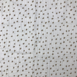 <strong>Wholesale</strong> Printed Plain Animal Cartoon Cotton <strong>Double</strong> <strong>Gauze</strong> 120gsm Woven Bubble Fabric Baby Clothing Blankets Muslin Class Fabric - Product Image 1