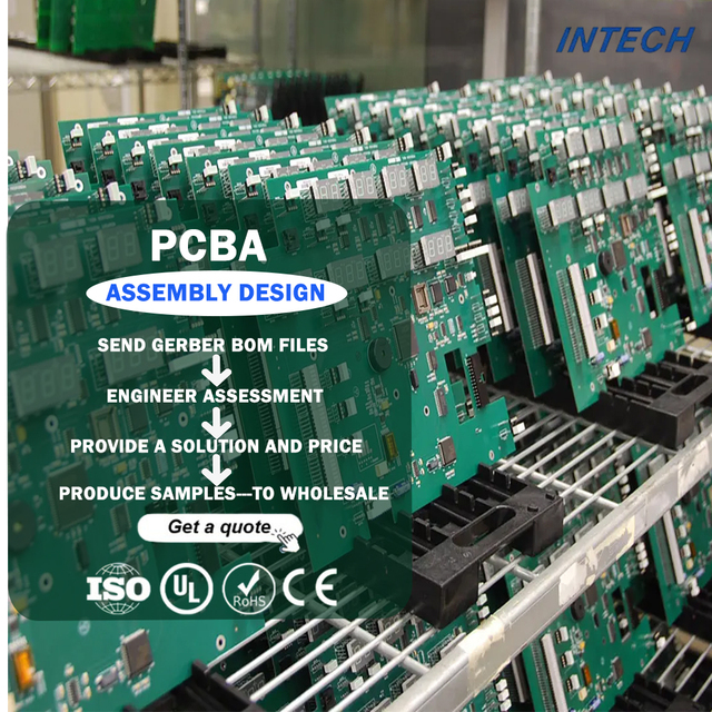 For Medical Equipment Automotive Electronics SMT Assembly DIP Assembly PCBA Service Surface Mounting and Through-hole Soldering