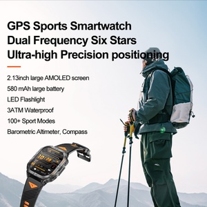 <span class=keywords><strong>Reloj</strong></span> <span class=keywords><strong>Inteligente</strong></span> Deportivo K72 con GPS, Beidou y AGPS, Posicionamiento de Ultra Alta Precisión, Pantalla de 2.13 Pulgadas, Resistente al Agua 3ATM <span class=keywords><strong>para</strong></span> Hombre - Product Image 2