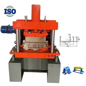 Panel de techo Galvanizado Zinc Stud Track Profile Machine Top Hat Frame <span class=keywords><strong>Omega</strong></span> Furring Purlin Máquina formadora de rollos - Product Image 1