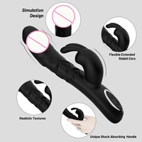 Neuer Doppelmotor-Schwanenvibrator mit 10 Vibrationsmodi, 100% Wasserdicht, USB-Aufladbar, Rabbit-Vibrator für Frauen, G-Punkt und Klitoris