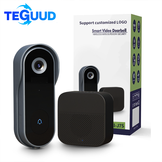 2K Resolution Wireless Smart Home Security Doorbell Camera WiFi Video Door Phone Clear Imaging New Generation Doorbell System