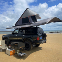 Fabrikpreise Hartschalen-Dachzelt mit Oxford-Gewebe Wasserdicht & Schnellaufbau für SUV Offroad-Camping Vier-Jahreszeiten-Nutzung