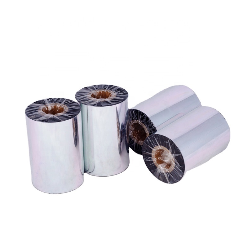 Низкая цена, низкая цена, 110 мм, 300 м, Термотрансферная восковая лента для штрих-кодов, TTR черного цвета для принтера этикеток