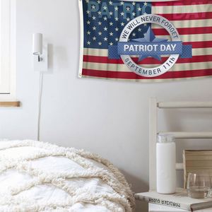 Drapeau mural 3x5 pieds du 11 septembre, décoration pour dortoir universitaire, chambre à coucher, salon, tapisserie pour affichage de chambre, accessoires - Product Image 6