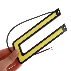 1 Paire de Feux de Voiture LED Lumineux en Forme de U, Feux de Jour COB LED, Feux Antibrouillard de Conduite, Feux de Circulation LED Lumineux, Accessoires - Product Image 4