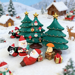 Set <span class=keywords><strong>de</strong></span> Decoración Navideña <span class=keywords><strong>de</strong></span> Hongos Curativos <span class=keywords><strong>de</strong></span> Estilo Japonés para Manualidades, Adornos <span class=keywords><strong>de</strong></span> Mesa Navideños y Regalos Diarios - Product Image 3