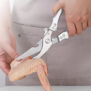 Ciseaux de cuisine multifonctionnels : Découpe de poulet, écailleur de poisson, ouvre-bouteille, pince à verrouillage polyvalente, ciseaux à légumes - Product Image 6