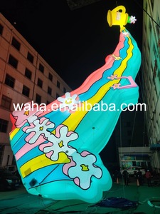 Flores Infláveis de Festival, Decoração de Flores Coloridas do Arco-Íris para Festas Temáticas - Product Image 6