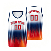 Maillot de basket-ball réversible personnalisé pour hommes, séchage rapide, respirant, en maille polyester, uniformes d'équipe, vente en gros d'usine