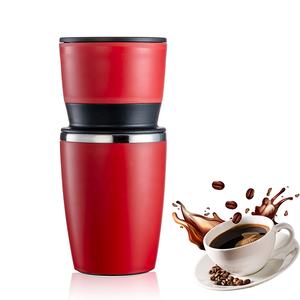 Royaltop portable en acier inoxydable tasse isolée dose unique <span class=keywords><strong>filtre</strong></span> goutte à goutte machine à café manuelle machine à café avec bouchon de <span class=keywords><strong>broyeur</strong></span> - Product Image 1