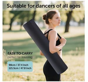Pista de Baile Portátil de Madera de Bambú Personalizada para Cualquier Superficie con Bolsa de Almacenamiento, Tapete de Baile Sólido para Flamenco - Product Image 6