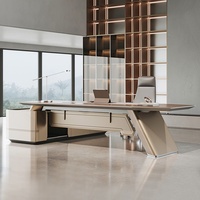 Bureau de direction en L écologique le plus vendu, facile à assembler, extensible, mobilier commercial moderne, idéal pour PDG