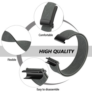 Хит продаж, дышащий нейлоновый плетеный эластичный браслет в форме листа, ремешок для часов премиум-класса, ремешок для часов, для 4,0 - Product Image 6