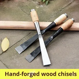 Woodworking Flat <strong>Chisel</strong> Set-High-Speed Steel Bench <strong>Chisels</strong> for DIY Industrial Use Wood Carving Mortising Tools 3-Year Warranty - Product Image 2
