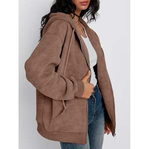 เสื้อฮู้ดมีซิปขนาดใหญ่พิเศษสำหรับผู้หญิงเสื้อผ้าแนวสตรีทแวร์แนวสตรีท Y2K เสื้อแจ็กเก็ตฤดูใบไม้ร่วง/ฤดูหนาวน่ารักเสื้อสเวตเชิ้ต3D ไซส์ควีนไซส์ - Product Image 3