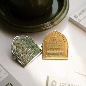 ビンテージエレガントな手作り真鍮ペーパークリップ真鍮バインダークリップアクセサリープランナーとスクラップブック用 - Product Image 3