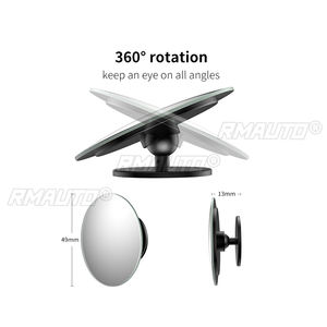 2 Espejos Retrovisores Convexos HD para Coche, Espejo de Punto Ciego, Espejo Retrovisor de 360 Grados de Ángulo Amplio, Espejos de Estacionamiento sin Marco - Product Image 6