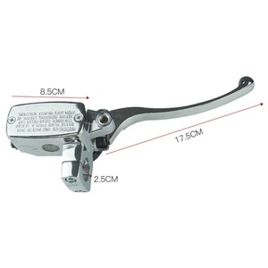 Palancas de <span class=keywords><strong>embrague</strong></span> de <span class=keywords><strong>freno</strong></span> para motocicleta SHADOW STEED 600 400VT 600VT 750 con soporte para espejo de 25mm - Product Image 3