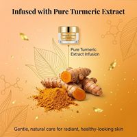 Crème pour le visage au curcuma avec vitamine E et niacinamide, crème réparatrice pour la peau, éclaircissante, anti-âge et anti-taches