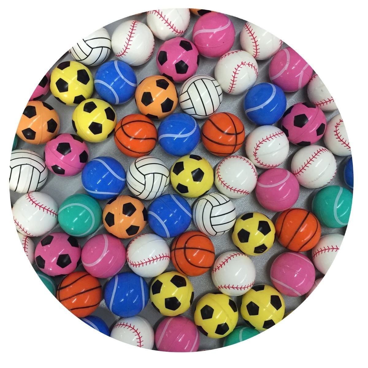 Pelotas saltarinas al por mayor Diversión para niños y máquinas