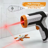 Jouet RC Gecko Grimpant Mural à Suivi Laser Infrarouge EPT - 360 °   Robot animal télécommandé rotatif qui défie la gravité