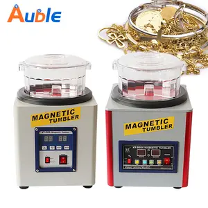 KT 205 Electro Magnetic Tumbler Jewelry Polisher 800g 2800rpm Capacity Jewelry Polishing Machine for Gold Silver