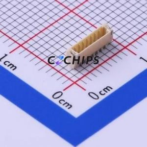 A0800WR-S-07PNLNT1T00R Wire-to-Board Pin Header SMD,P=0.8mm,Horizontal Mount Connector 1x7P 0.8mm Horizontal Mount 7P - Product Image 1