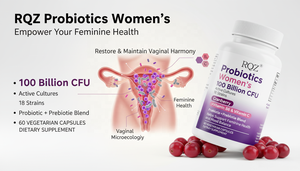 Probiotici OEM/ODM per Donne 100 Miliardi di CFU 18 Ceppi, Mirtillo Rosso + Vitamina B6 e C, Supporta la Salute Femminile e l'Equilibrio dell'Umore - Product Image 6