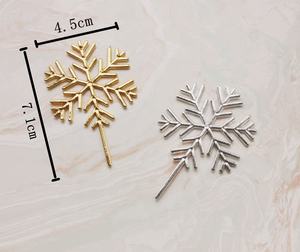 Topper per Cupcake in acrilico con fiocco <span class=keywords><strong>di</strong></span> <span class=keywords><strong>neve</strong></span> Topper per torta in acrilico Topper per decorazione <span class=keywords><strong>di</strong></span> torte in acrilico - Product Image 6
